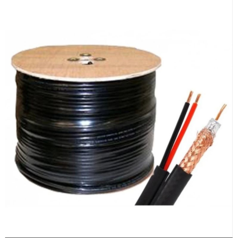 LS Coaxial Cable RG6 + power Kabel Coaxial RG6P