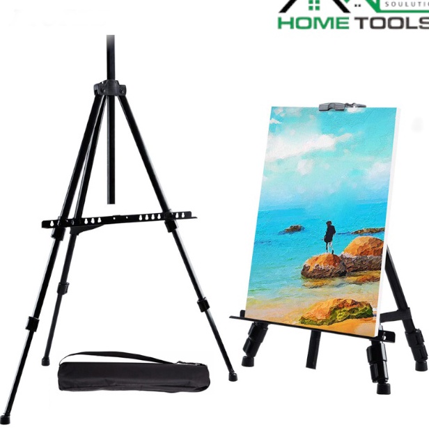 

GROSIR Tripod Stand Holder Lukisan Dudukan Bingkai Lukis Portable Standing Frame Tatakan Papan Kanvas Easel