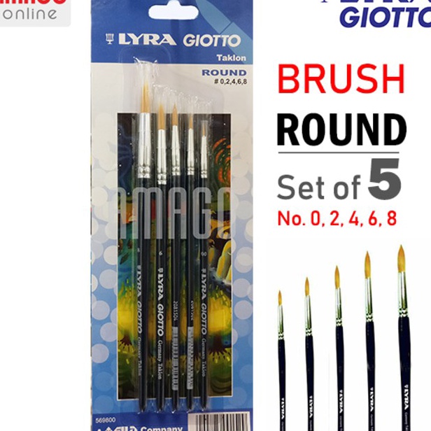 

NEW PRODUCT LYRA Brush Set LYRA Taklon Round Brush 2 4 6 8 Blue Label 5698