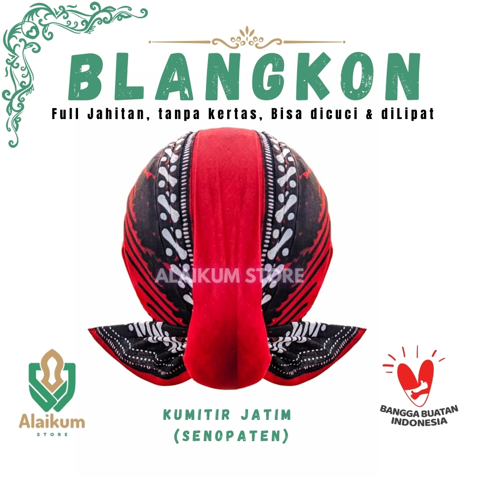 BLANGKON ALUSAN MOTIF KUMITIR JATIM SENOPATEN | BLANGKON ALUSAN DI JAHITAN |  BLANGKON JOGJA |  BLAN
