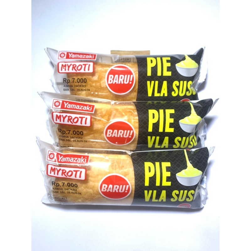 

Paket 3 Yamazaki MYROTI-3 Pie Vla Susu, 180 gram