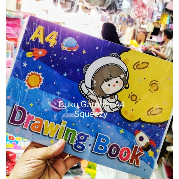 

PROMO BESAR Buku Gambar A4 Squeezy 1pack isi 1buku