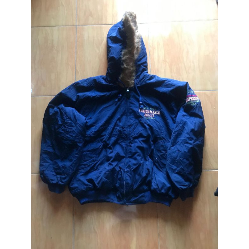 jaket tebal vintage sherpa SUPERIOR