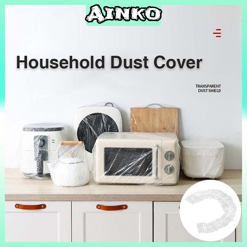 

10Pcs Penutup Debu Transparan Plastik Serba Alat Listrik Guna Perabotan Rumah Dapur Penutup Plastik