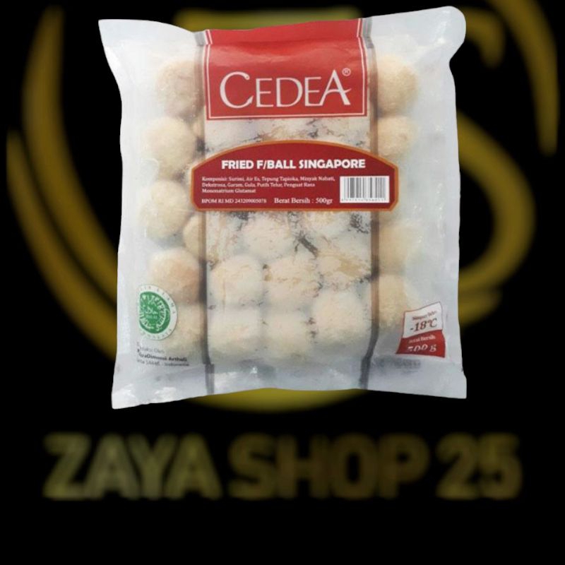 

Cedea Fishball Singapore 500gr isi 25pcs