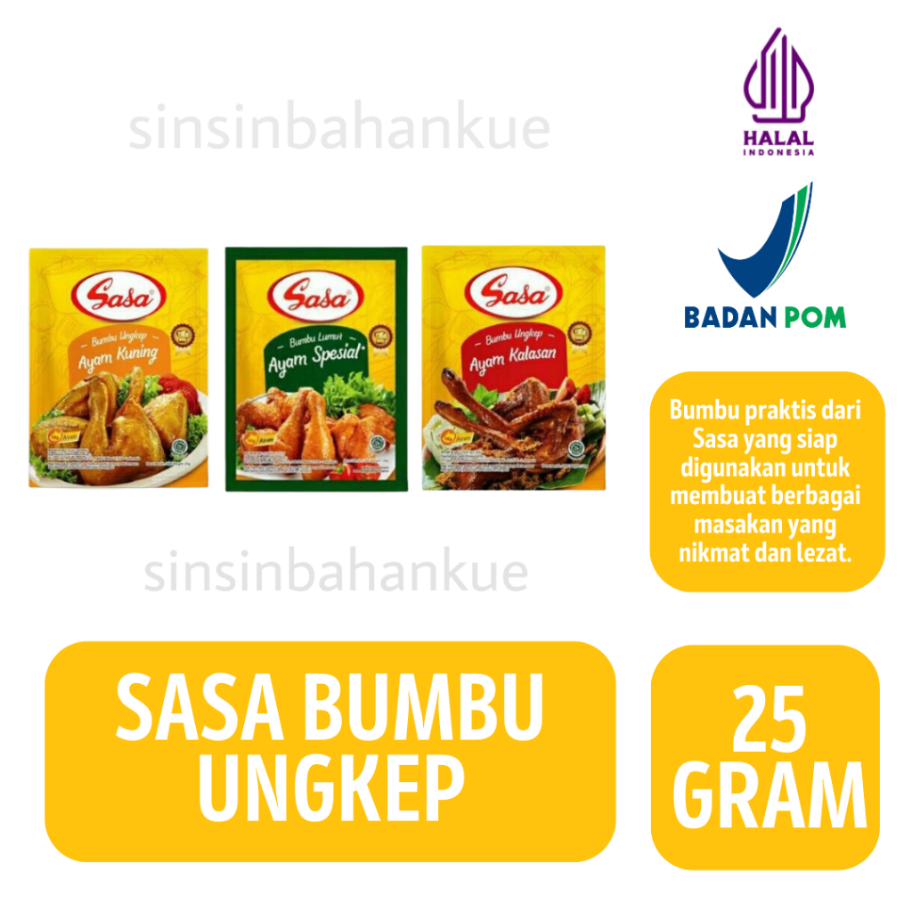 

Sasa Bumbu Ungkep Ayam (25Gram)