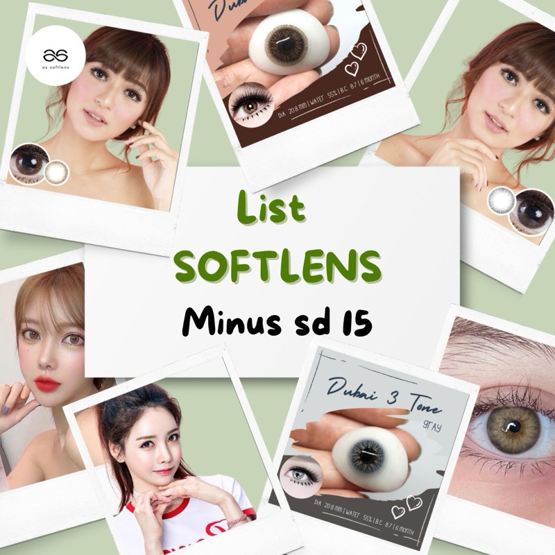 AS_Softlens Minus Tinggi 0 sd minus 15