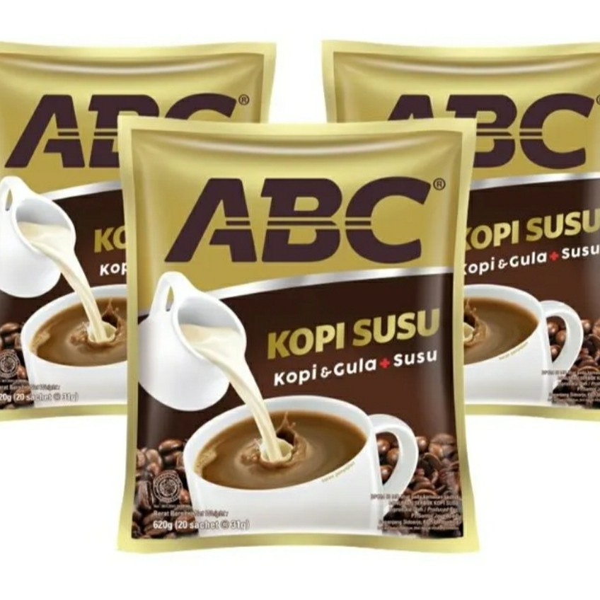 

1 Renceng Kopi Abc Susu 10 Sachet 30 Gr