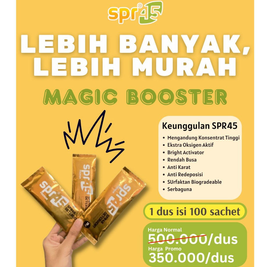 Detergent Sachet SPR45 Premium