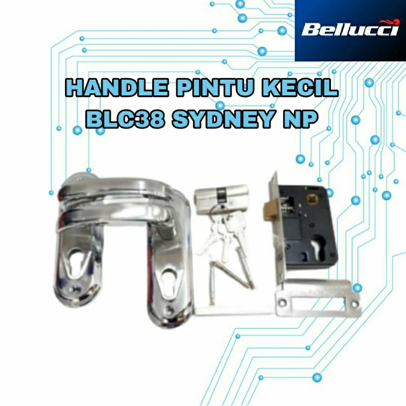 Handle Pintu Belluci BLC38 Sydney NP. Kunci pintu