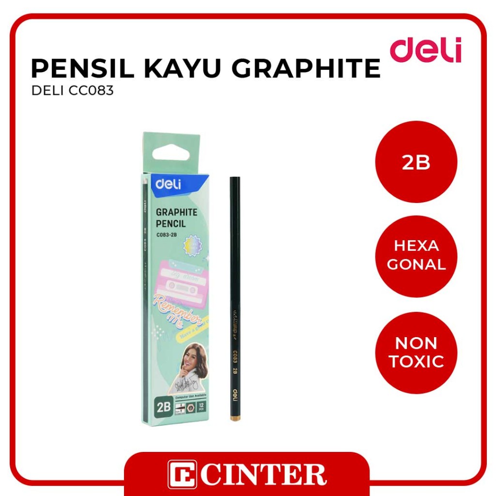 

DELI - PENSIL GRAPHITE CC083 2B SPECIAL AGNES MO EDITION