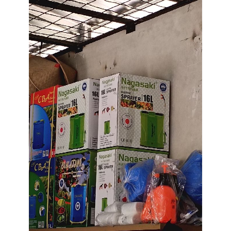 Tangki Semprot Nagasaki kapasitan 16 liter electric battery Sprayer