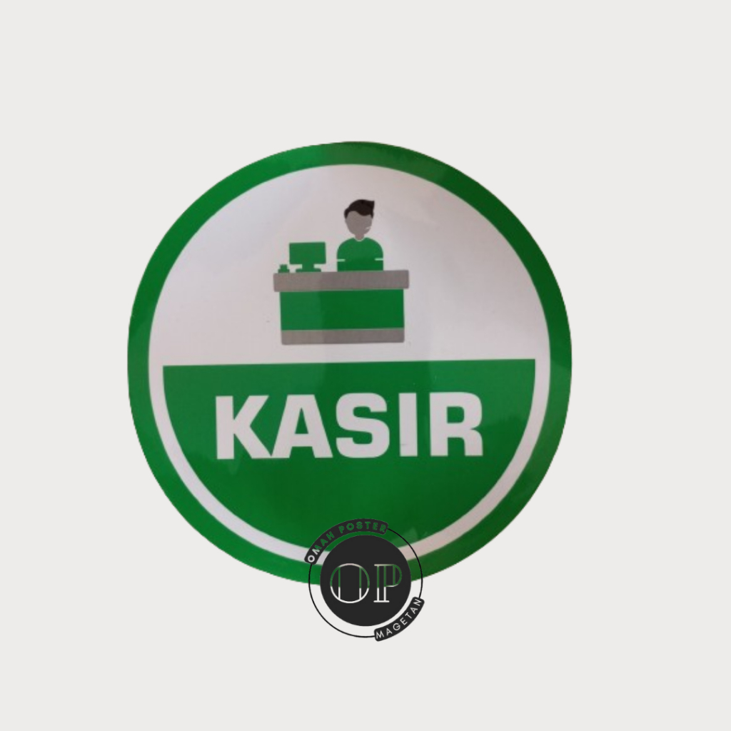 

Stiker Kasir - Tempat Pembayaran - Cashier - Stiker Vinyl