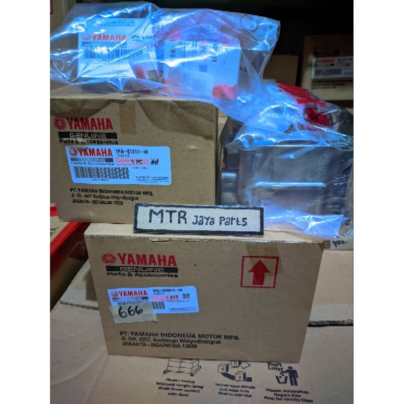 PAKET CYLINDER BLOK KIT BURENG SET 1PA VIXION NEW VIXION LAMA YAMAHA GENUINE PARTS YGP ORIGINAL