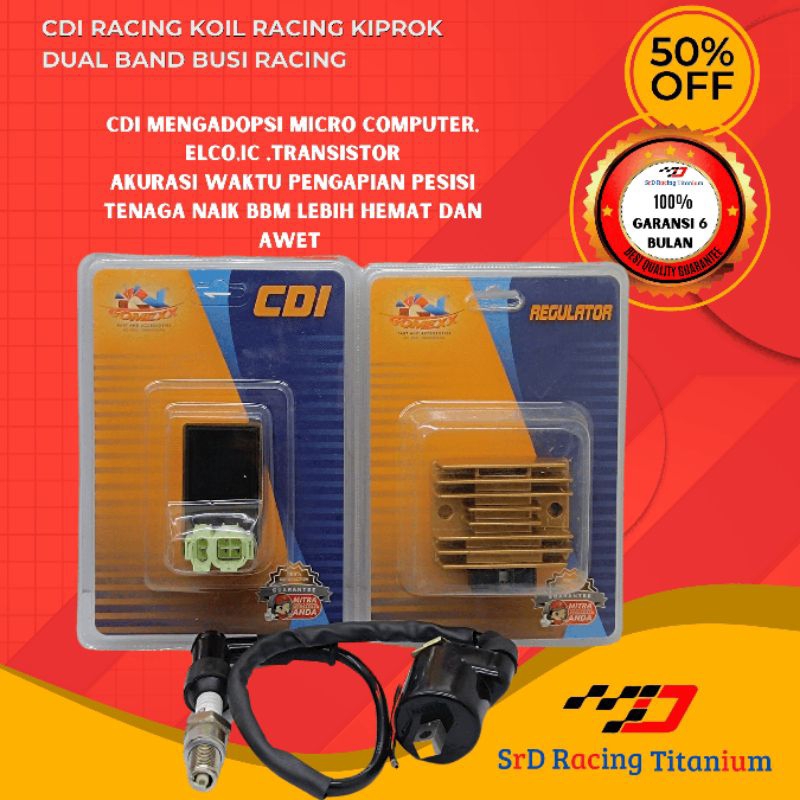 CDI RACING TIGER TIGER NEW DAN KOIL RACING KIPROK RACING DAN BUAI RACING