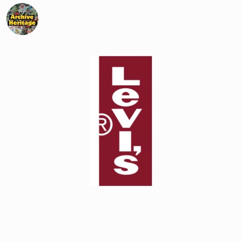 

sticker Levis strauss denim jeans logo brand stiker