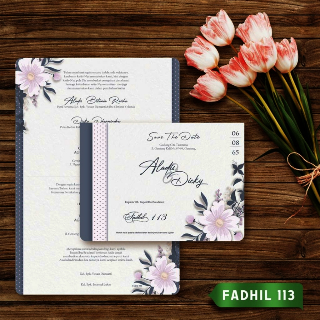 Undangan Pernikahan Murah | Fadhil 113
