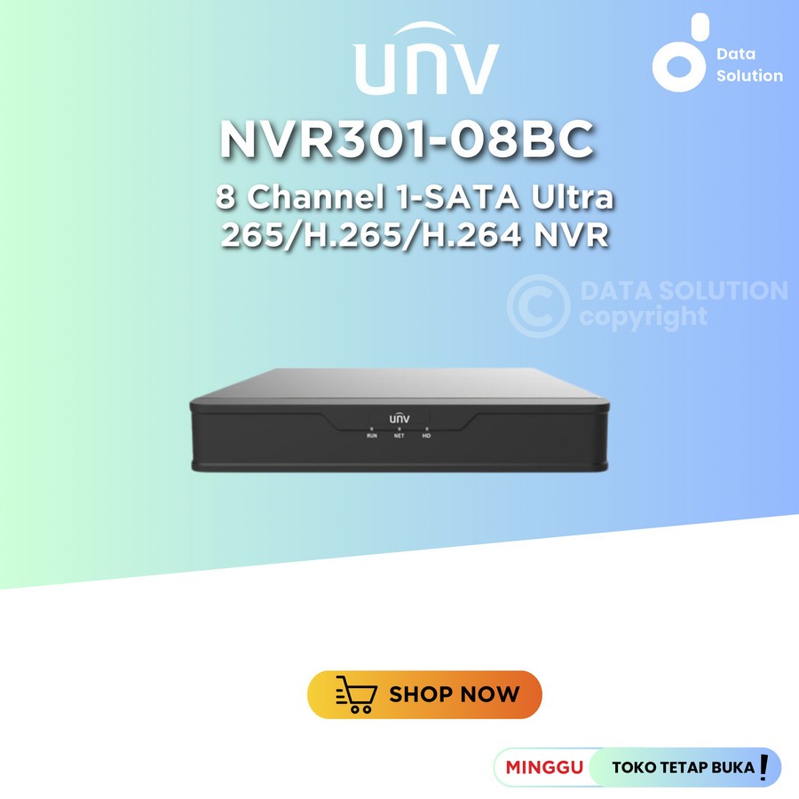 Uniview NVR301-08BC Nvr 8 Channel Onvif