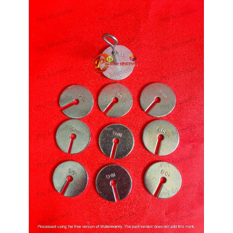 Beban Bercelah 100gram / Beban Bergantung Bercelah 100 gram