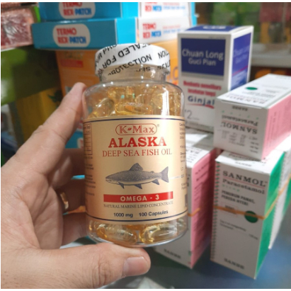 MANTAP K MAX ALASKA MINYAK IKAN SALMON ALASKA DEEP SEA FISH OIL
