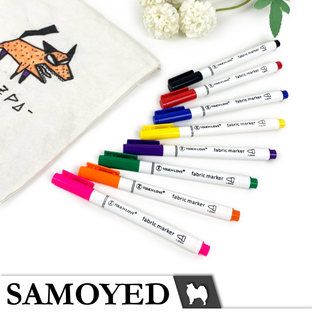 

SAMOYED PMK-FB66 Pena / Spidol Warna Tekstil / Kain / Kaos / Topi / Sepatu / Kanvas / Textile / Fabric / Shirt / Hat / Shoe / Canvas Pen / Marker