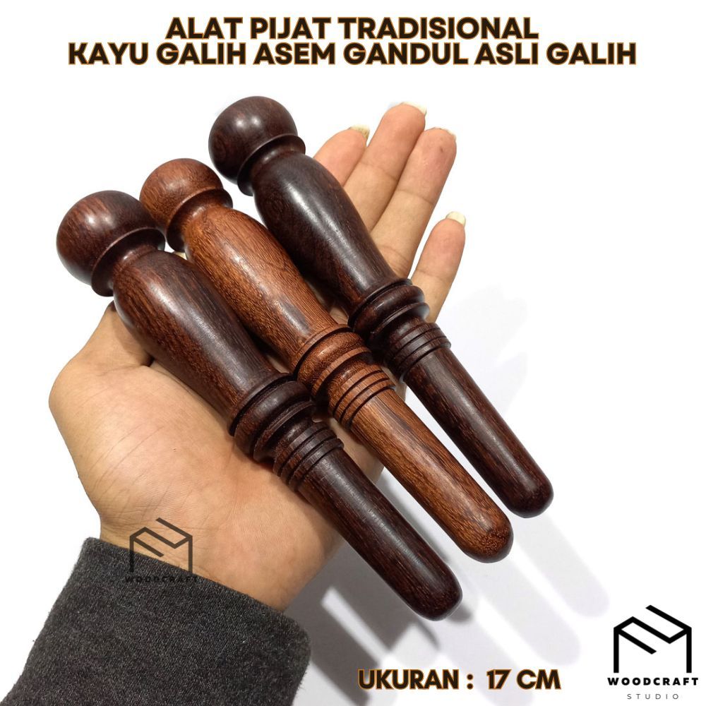 Alat Pijat Kayu Refleksi Tusuk Kaki Tradisional kayu bertuah GALIH ASEM GANDUL ASLI GALIH bahan 100%