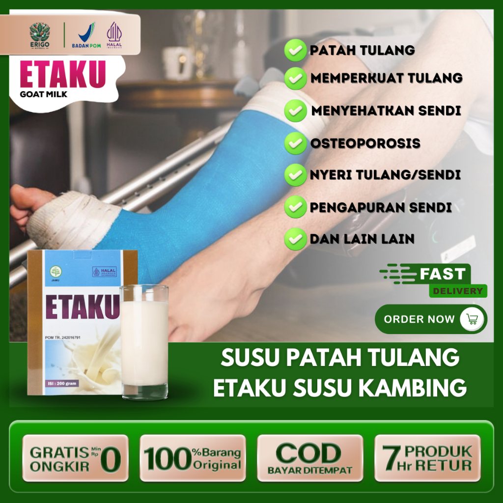 

Susu Patah Tulang Untuk Dewasa - Anak - Tulang Retak The Best Etaku Susu Kambing Etawa Tangerang