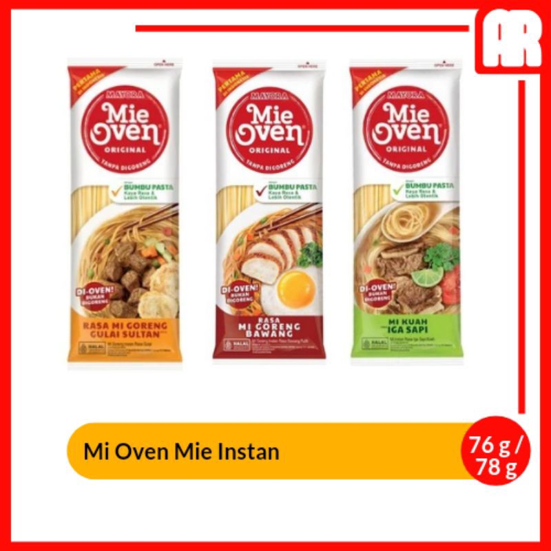 

Mie Oven Mi Instan 76g / 78g | AR Ostore