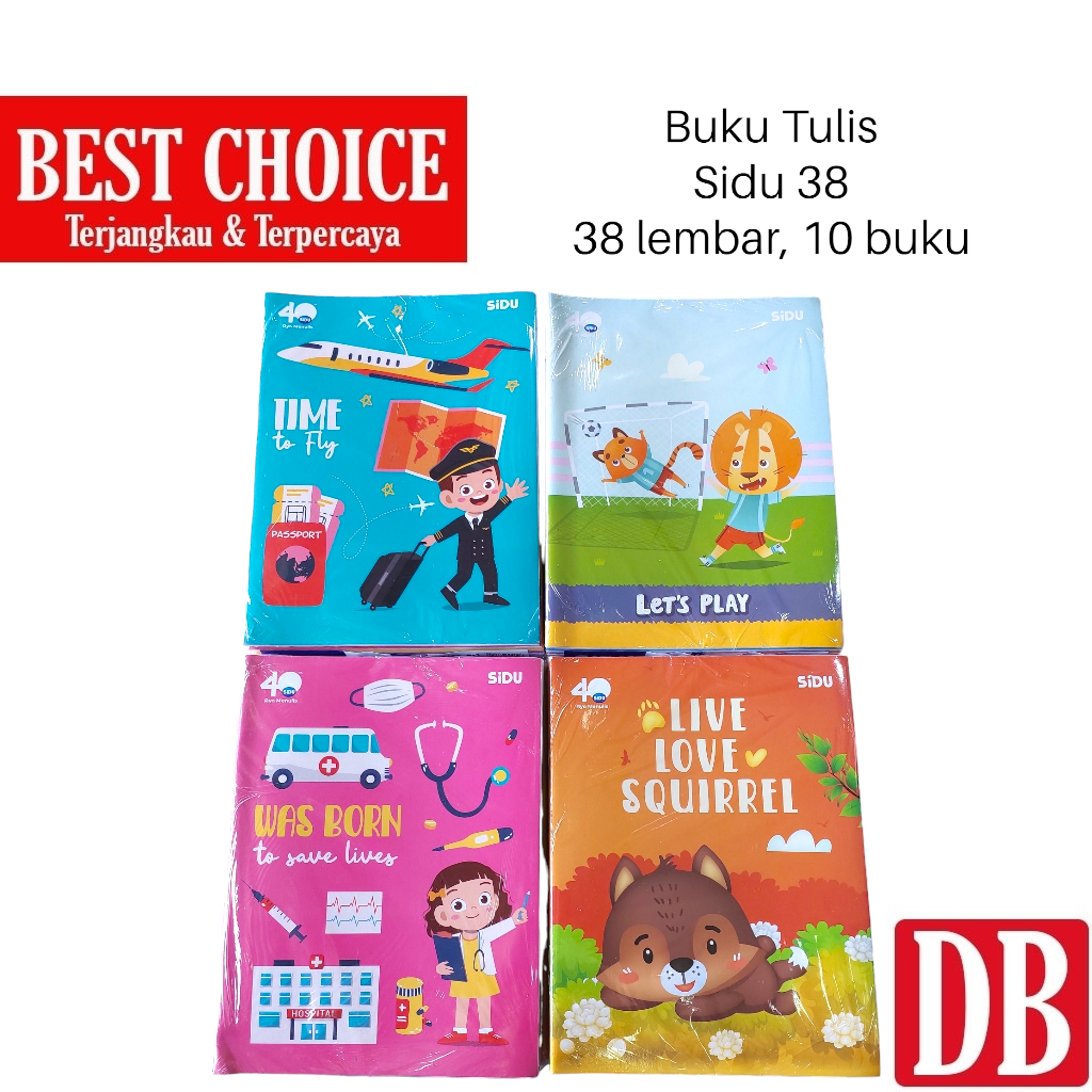 

H7Y Buku tulis SIDU 38 lembar (10 pcs)