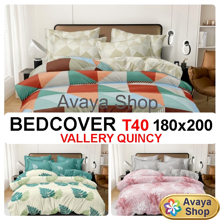 T40 BEDCOVER VALLERY 180x200 TINGGI 40 CM / BEDCOVER VALLERY KING / BEDCOVER VALLERY 160x200