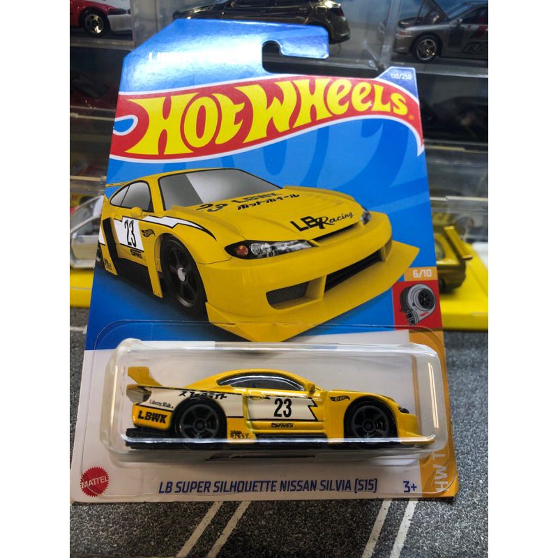 hotwheels LBWK s15 kuning