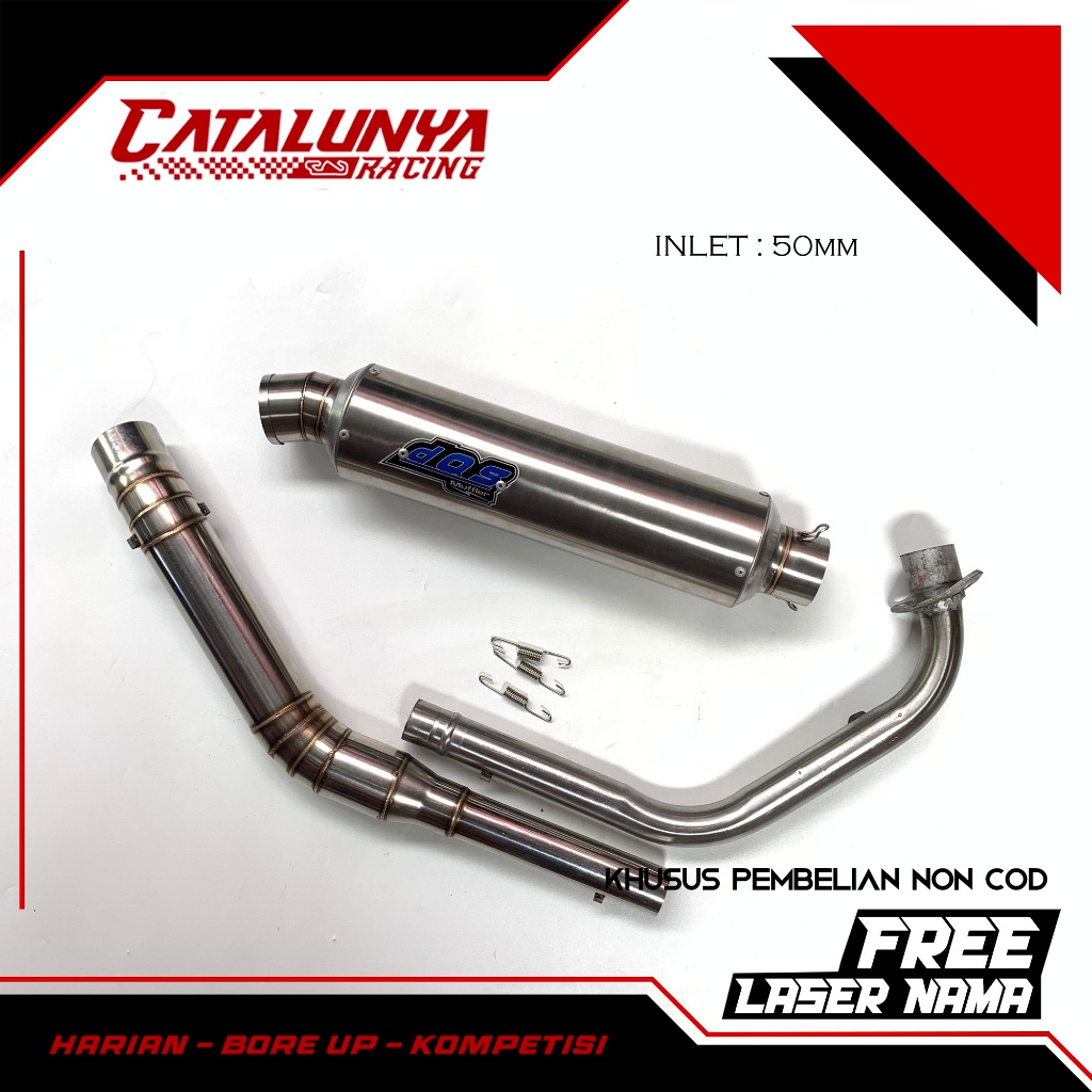 KNALPOT DOS ALA ORIGINAL CB GL MP TIGER VERZA VIXION BYSON SCORPIO