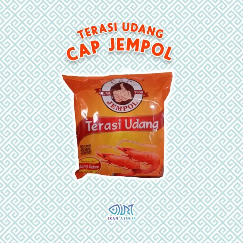 

TERASI UDANG CAP JEMPOL 90gr (1 PACK ISI 20 SACHET)