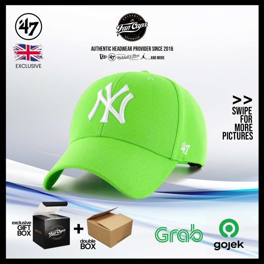 [ORIGINAL] New York Yankees Lime Green MVP Cap | Topi 47