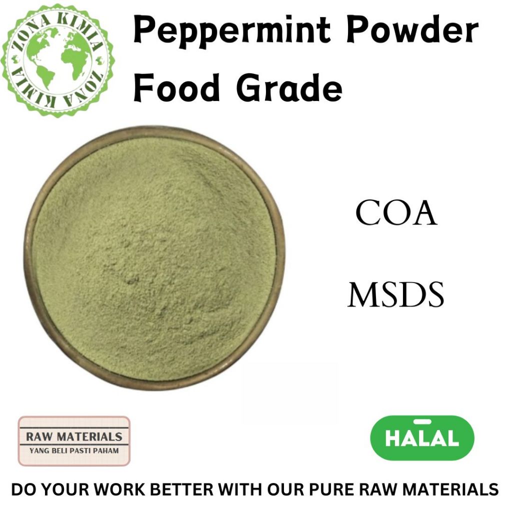 

Peppermint Powder Pure Food Grade / Bubuk Peppermint Murni 50 gram