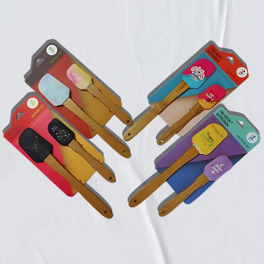 Spatula Set Silicone Karakter Pattern | Stein Cookware Baking Spatula