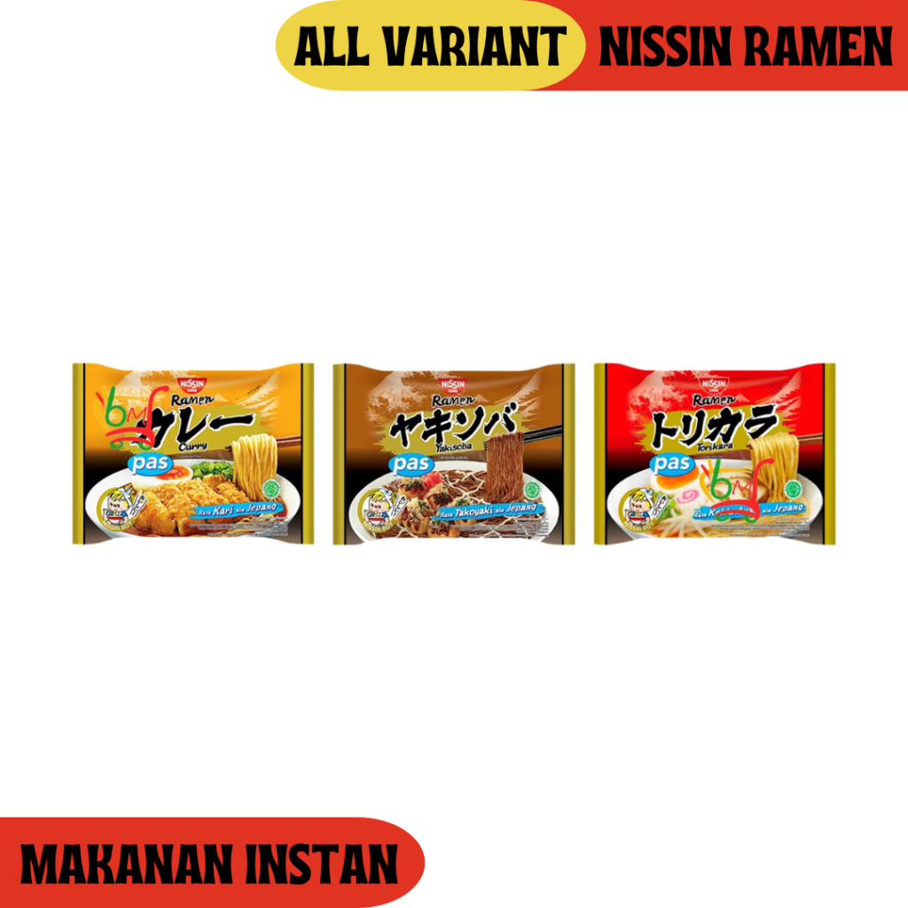 

Nissin Ramen Porsi Pas Mie Otentik Jepang All Variant