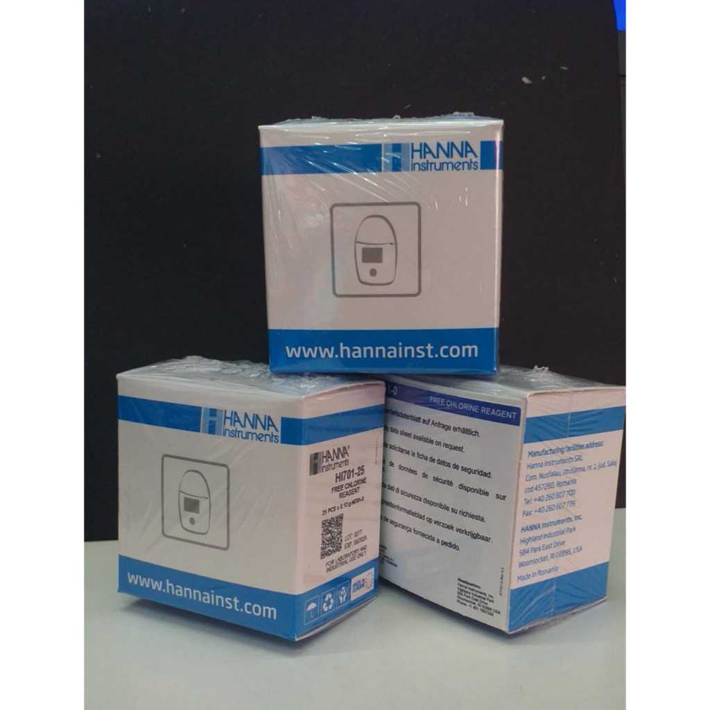 Hanna HI701-25 Reagents for HI-701 Free Chlorine Pocket Checker
