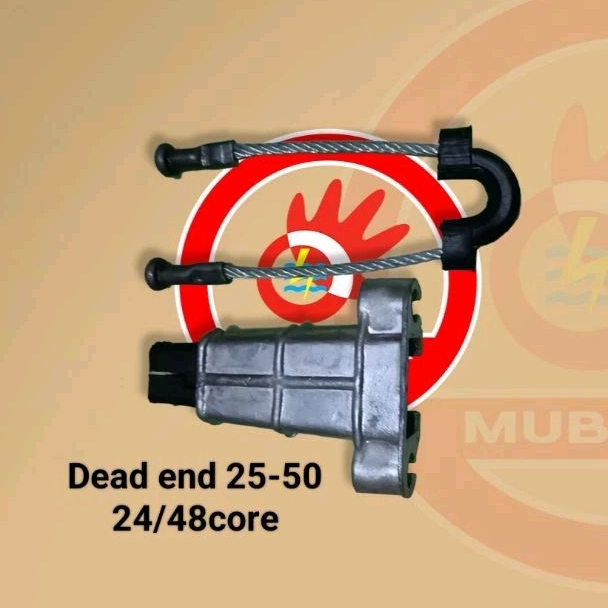 Klem buaya 25-50 24Core 48core TANPA KLEM A / clamp buaya / dead end clamp / fikset / vixed / streng