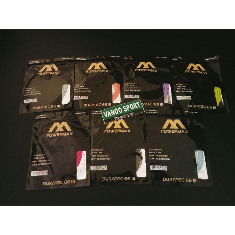 Senar Badminton Powermax Duratech 66 Original