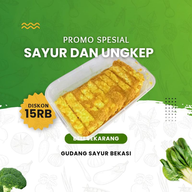 

Tempe Ungkep 10 Potong