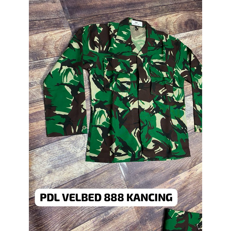 BAJU PDL VELBET 888 KANCING