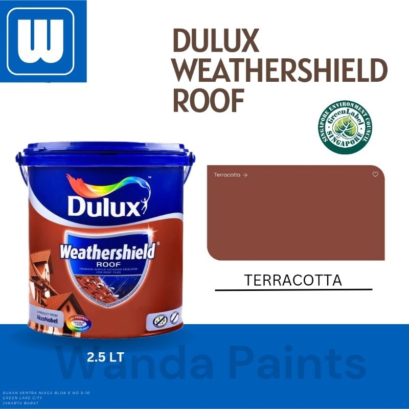 DULUX Weathershield Roof 43044 Terracotta (2.5 LT)