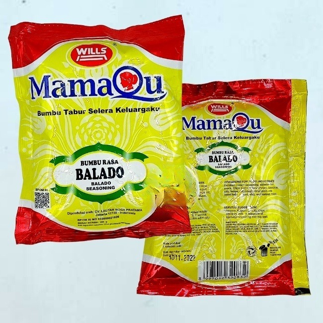 

Wills Mamaqu Bumbu Tabur Rasa Balado 100gr Bubuk Balado