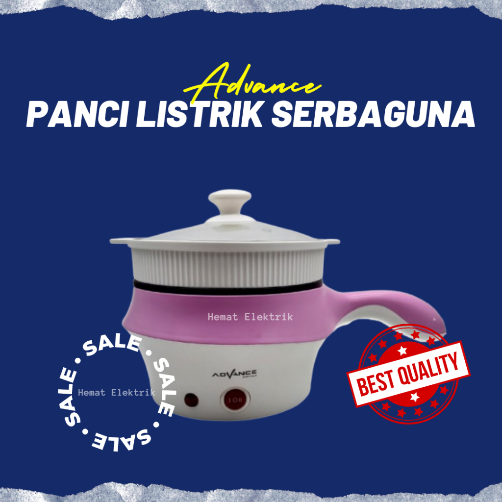 Panci Listrik Advance Serbaguna 1,5 Liter  Multifungsi Cooking Pot Garansi 1 Tahun
