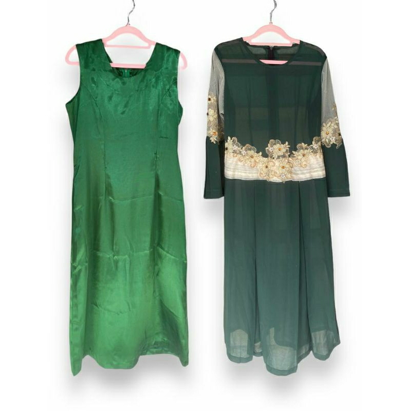 Preloved long dress gaun pesta-dress kondangan