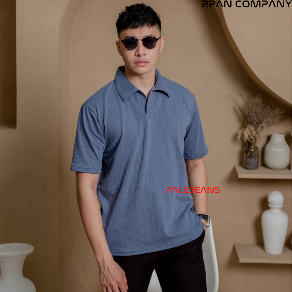 Kaos Polo Berkerah Pria / Polo Knit RPAN COMPANY Cuttingan Slimfit Pria / Baju Polo Kerah Premium Pr