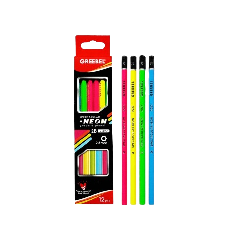 

Pensil Kayu 2B GREEBEL 7027 NEON (PACK)