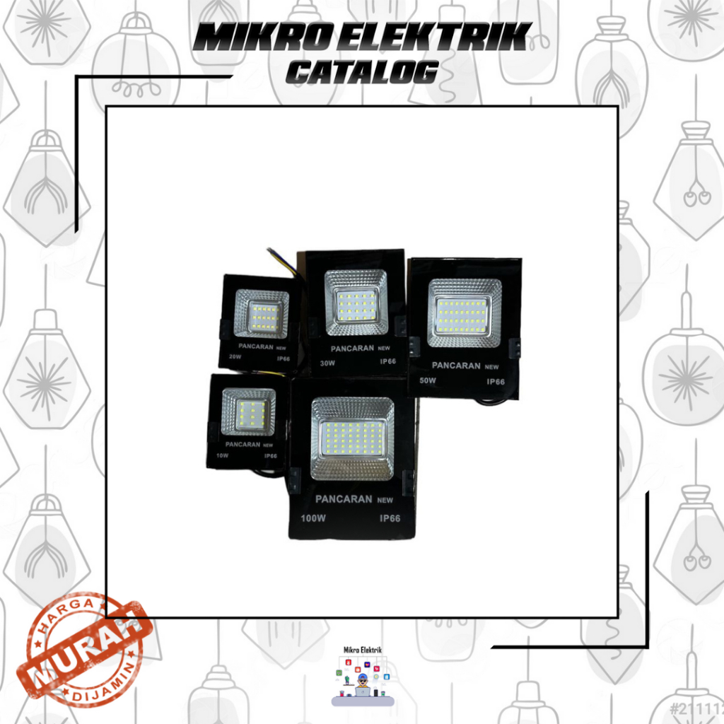 Lampu LED Sorot / Tembak PANCARAN Warna Kuning