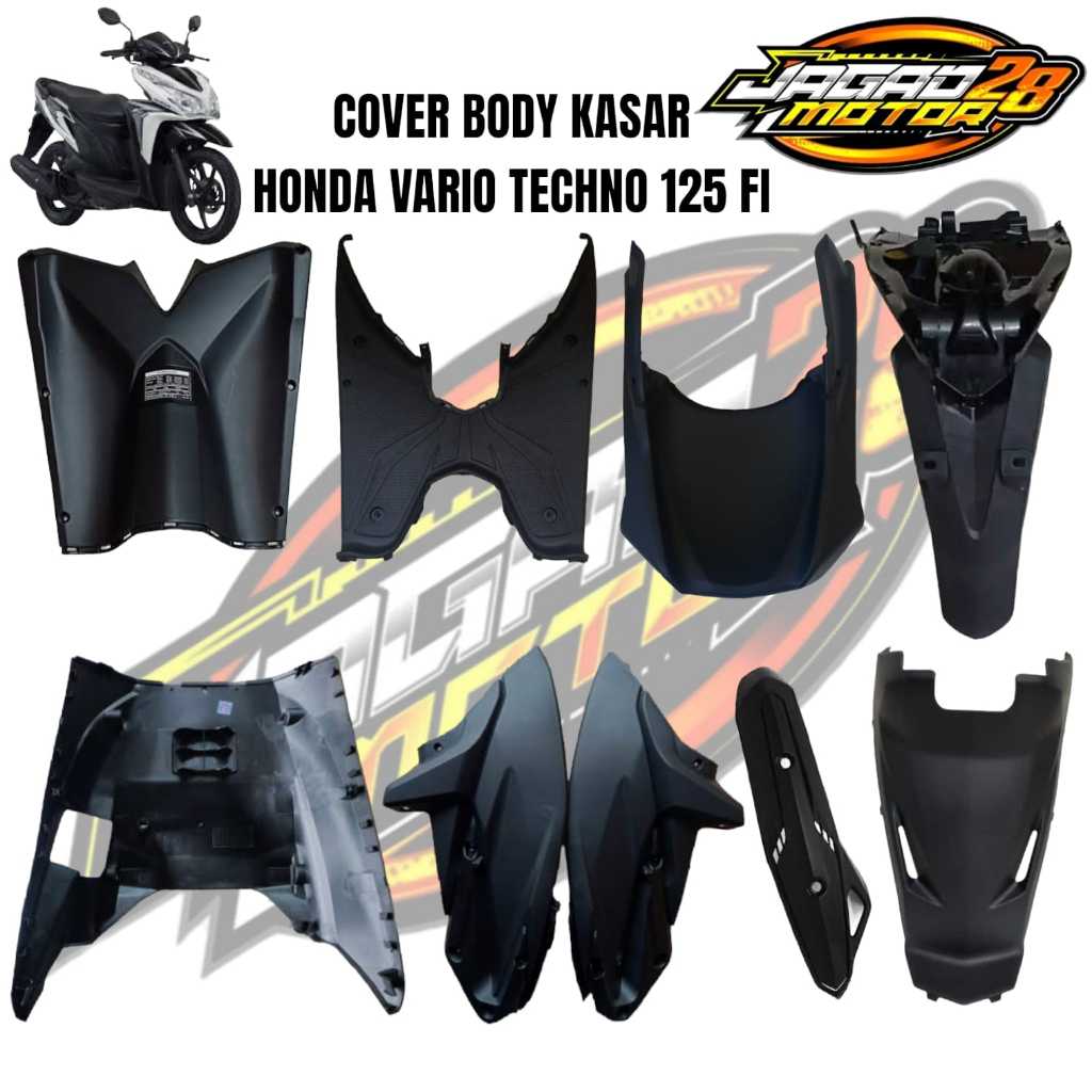 Cover Body Bodi Full Set Body Kasar Honda Vario 125 Old Th 2012 2013 2014 Vario 125 Fi Vario Techno 